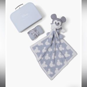 Barefoot Dreams Disney Mickey Bodysuit, Blanket Buddy & Keepsake Luggage Box Set